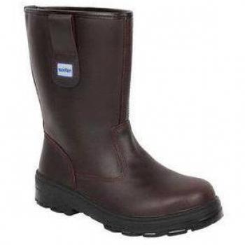 Botas de piel Cofan Megan con forro interior en borreguillo, bota piel forrada seguridad S3 (modelo Megan) T-37