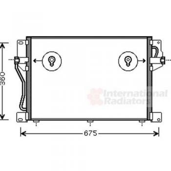 Condensador de aire acondicionado 59005077 International Radiators