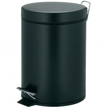 kela Aaron – Papelera, Metal, Negro, 5 L