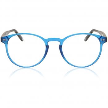 Gafas Anti-Azules Oval Armazón Completo de Plástico Azules Lentes Recetadas para Hombre - SmartBuy Collection