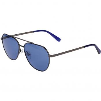 Benetton Men's Silver Sunglasses BE7034 57mm