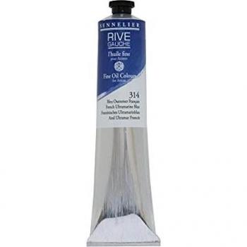 Pintura al óleo Sennelier Rive Gauche 200ml Azul Ultramarino Francés Acabado Satinado