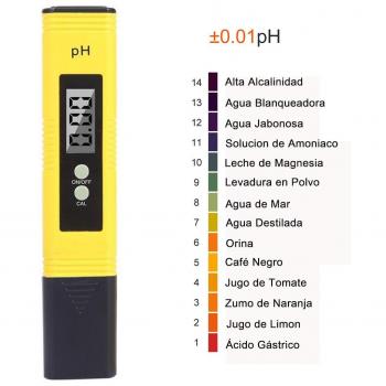PH Tester Meter Digital, GOCHANGE Prueba Digital Multi Function PH / Prueba PH portátil / Hidropónica para Acuario Piscina, etc.