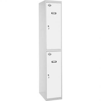 Taquilla SIMONLOCKER PROF.MON. TANDEM 1/2 300 GR/BL - 9B233W1230 - Simon Rack, Taquilla metálica Profesional Tándem 2 Puertas Montada