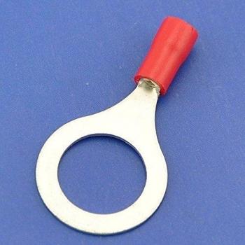 electronics-salon 1000 x Crimp Conector, 22 ~ 16AWG, 1/2, 19 a, rojo, Terminal, de anillo RV1.25 - 12