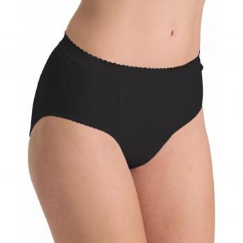 Sloggi Control Black Cotton Tai Briefs