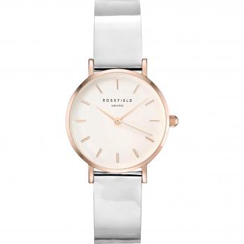Reloj de Mujer Rosefield Premium Gloss SHMWR-H35 con Correa de Cuero Vegano y Caja de Latón