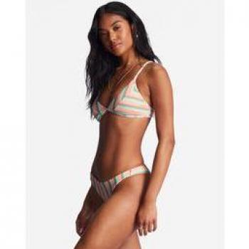 Billabong Island Glow Tanlines Charlie Fixed Triangle Bikini Top for Women