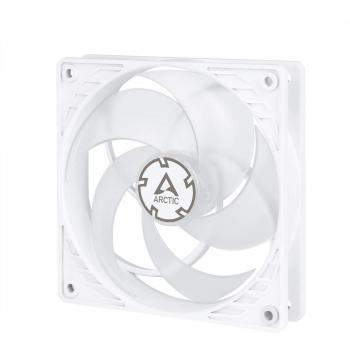 ARCTIC P12 PWM - 120 mm Ventilador de Caja para CPU con PWM, Motor Muy Silencioso, Computadora, 200-1800 RPM - Blanco/Transparente