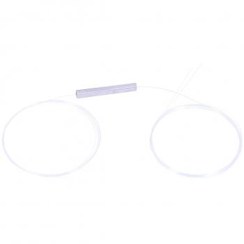 Divisor PLC Extralink 1:2 sin conector 250um - Blanco