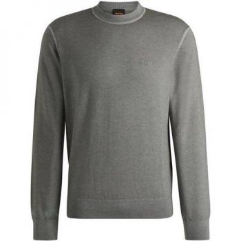 Boss Astefano Regular Fit Sweater Open Grey for Men
