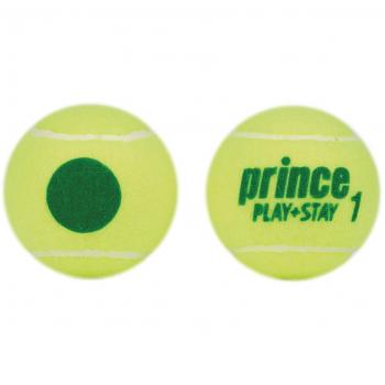 Prince Kids' Play & Stay Stage 1 Tenis de Lunares Verdes, Amarillo/Verde, Lata de 3 Bolas