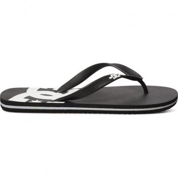 Sandalias para hombre DC Shoes Spray en color negro, blanco y negro - Modelo ADYL100080-BLW