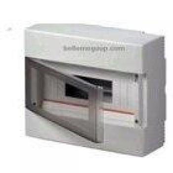 Armario Eléctrico de Superficie 8 Módulos IP40 200x180x100 con Puerta Reversible Fumée Elettrocanali EC60008B