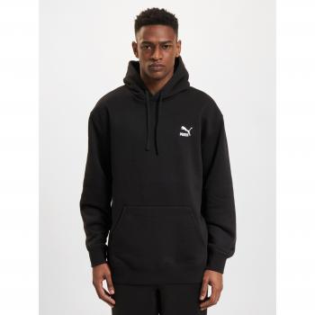 Puma Classics Small Logo Black Hoodie for Men, Size L