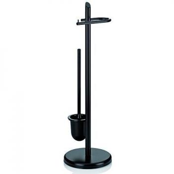 Conjunto de Inodoro Ken - Metal Negro - 22x22x73 cm