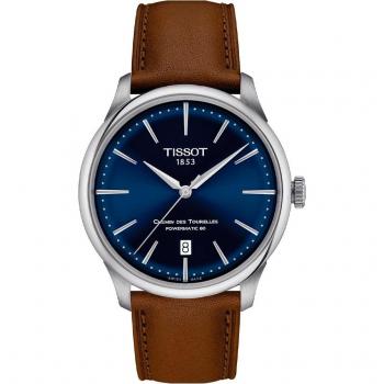 Tissot Chemin Des Tourelles Powermatic 80 39mm Mens Watch - Dark Blue