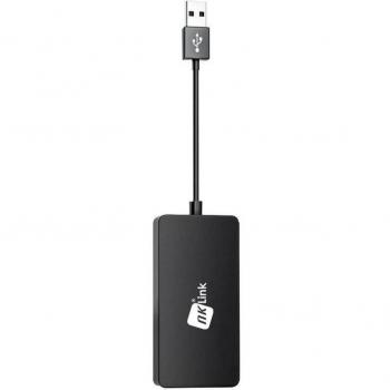 NK Adaptador Inalámbrico Carplay/Android Auto - Bluetooth 5.0, APK Android AutoKit, Plug & Play, Mirrorlink, Compatible con iOS y Android, Requiere Unidad Principal Android