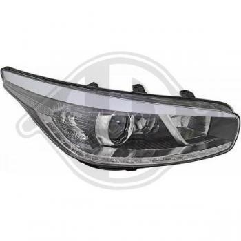 Faro Delantero DIEDERICHS 6554084 para Kia, Proyector Principal, Luz delantera derecha