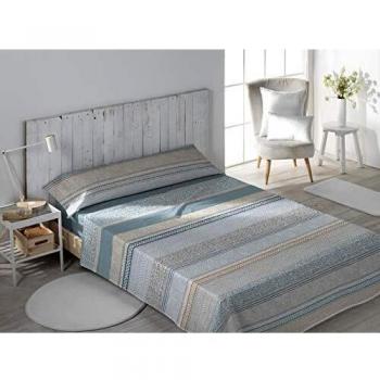 DHestia Juego Sábanas, Azul, 150x200 cm/Cama 150