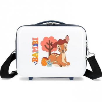 Neceser Disney Bambie ABS Blanco 9L 29x21x15cm