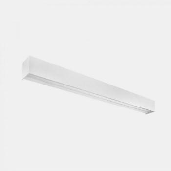 Aplique de pared Afrodita Cristal, aluminio blanco, arenado 10,5 Cm - Leds-c4 Afrodita Infinite Outdoor LED Linear Up Down Light Blanco IP66 29W 3000K Regulable