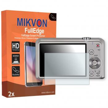 2 x Mikvon FullEdge protector pantalla para Casio Exilim EX-ZS30 lámina