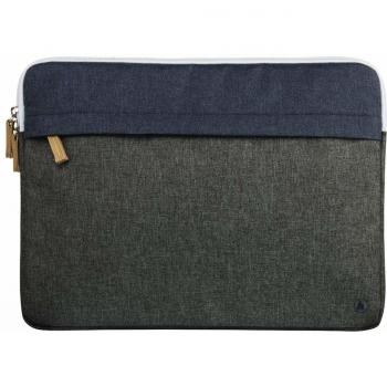 Funda de Ordenador Portátil Hama Florenz 13.3 Gris Oscuro y Azul con Correa de Hombro