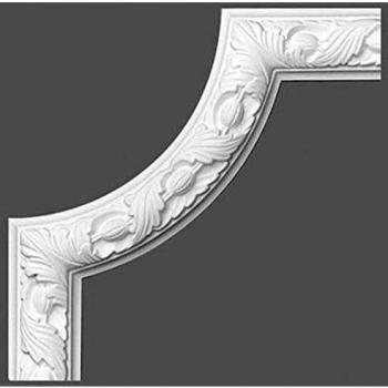 Moldura Esquinera Decorativa P101A de Orac - Purotouch®, 24,5x24,5x2,4 cm
