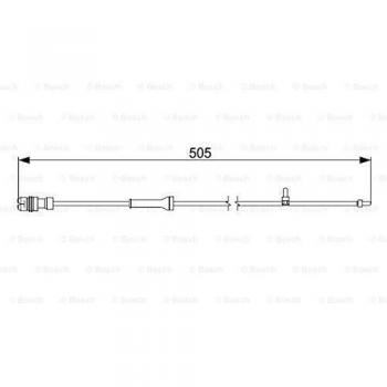 Bosch AP242 Sensor de desgaste 1 unidad