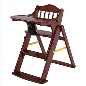 taburete de madera Taburete ajustable de madera maciza / Sillas de comedor para niños / Taburete plegable multifunción