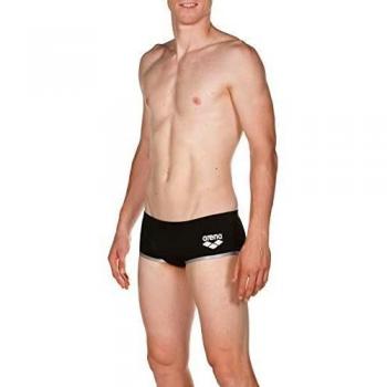 ARENA Bañador para Hombre de Cintura Baja, Hombre, Bañadores Ajustados para Hombre, 001703, Negro y Plateado, 7