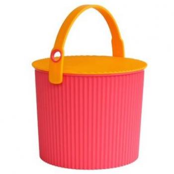 HACHIMAN omnio Util Cubo S – Rosa ✔ Apto para Alimentos