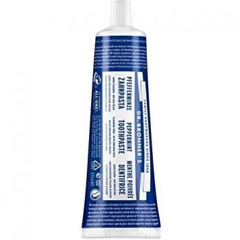 Dr. Bronner’s Peppermint Whitening Toothpaste Without Fluoride 105 ml
