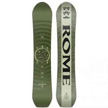 Rome Stale Crewzer U 158 - Tabla de snowboard doble direccional para hombre, talla 158, modelo 2023/2024
