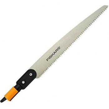 Fiskars Sierra recta, Longitud: 52 cm, Acero templado, Negro/Naranja, 1000692