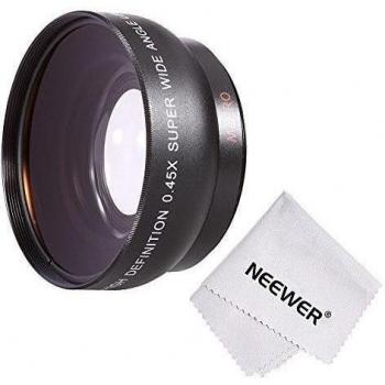 Neewer® 52MM 0.45 x Profesional HD Objetivo lente gran angular Wide Angle Lens