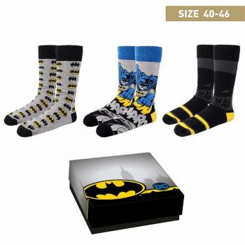 Pack de calcetines DC Comics Batman 3 pares