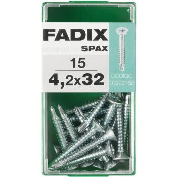 Tornillo Roscachapa Cabeza Plana Ø4,2 x 32 mm - Caja 15 Uds