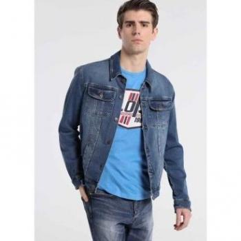 Cazadora Denim Dark Blue Lois Jeans para hombre, modelo Paco Clot, color azul