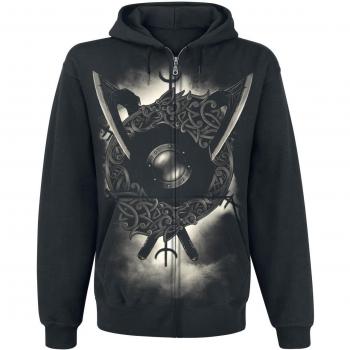 Toxic Angel Berserker Sudadera capucha con cremallera Negro