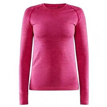 Craft Women's Long Sleeve Core Dry Active Comfort Shirt - Pink - Size Small