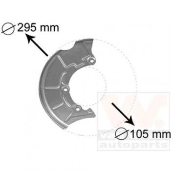Van Wezel 5888372 Splash plate, brake disc