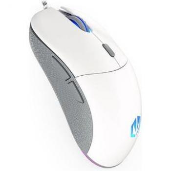 Ratón Gaming Endorfy GEM Onyx Blanco USB Tipo-C Óptico 8000 DPI Ambidextro