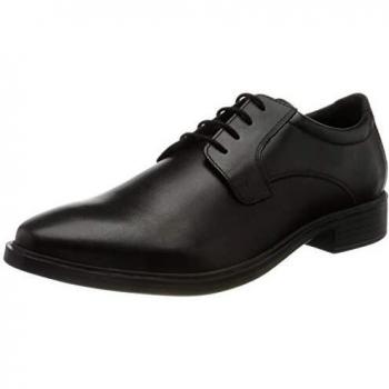 Geox Gladwin Men's Black Leather Business Lace-Up Shoes