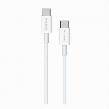 Cable USB Tipo-C a USB Tipo-C 3.0 1mt Compatible con Samsung y Huawei - Maxtech F-TC008