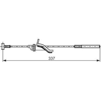 Cable de freno de mano BOSCH 1 987 482 743