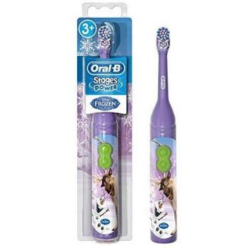 Braun Oral-B Stages Power Kids Batería de Cepillo de Dientes Niños 3 + Años Disney Frozen la Reina de Hielo + MAGIC temporizador, Modelos Aleatorios