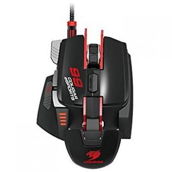Cougar 700M eSPORTS USB Laser 8200DPI mano derecha Negro, Rojo - Ratón