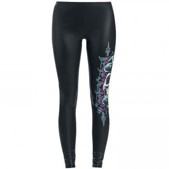 Rock Rebel by EMP Snake Eater Leggings Negro 4XL